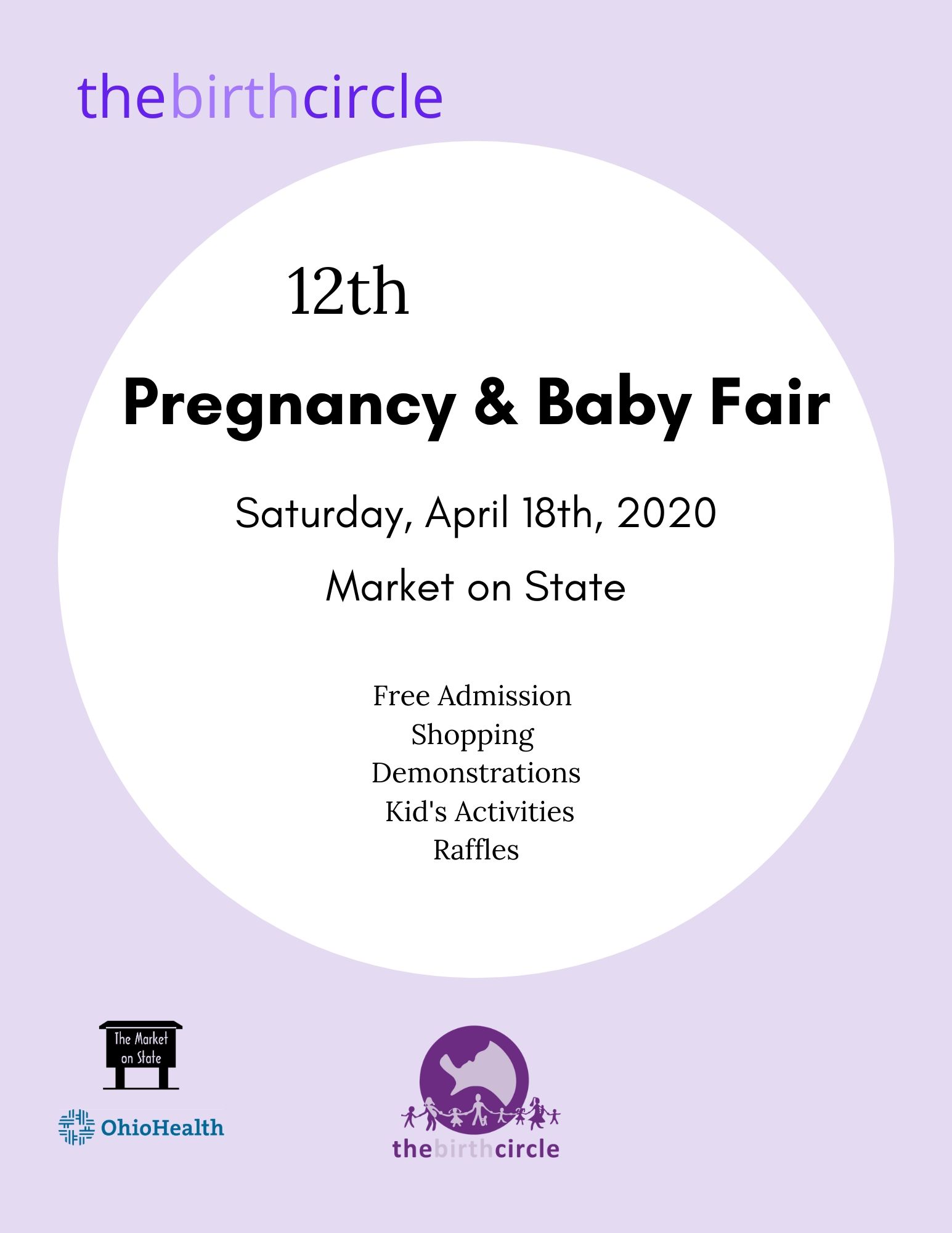 2020 Fair Flyer – Athens Birth Circle